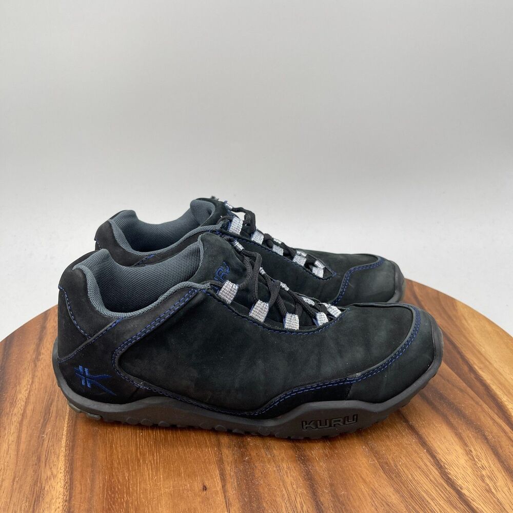 Kuru Chicane Shoes Womens Size 8.5 Black Leather Trail Hiking Walking Running